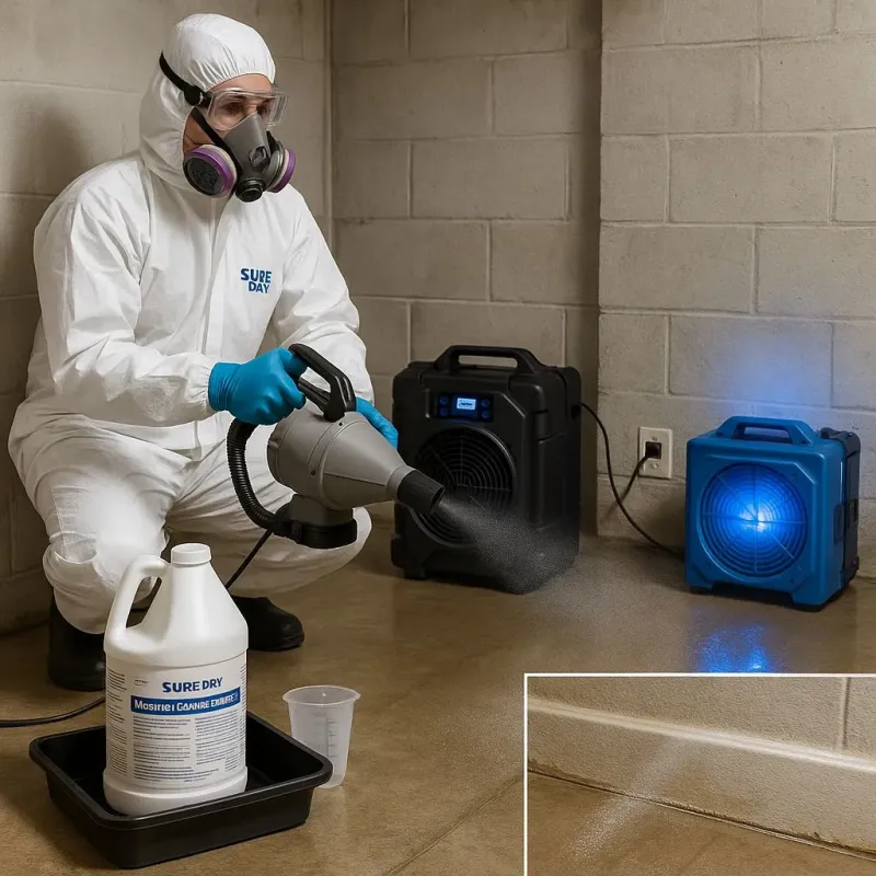 Sanitization and Odor Removal process in Central Park, WA